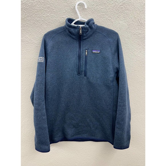 Patagonia Other - Patagonia Blue Better Sweater 1/4 Zip Pullover Medium with a Company Logo